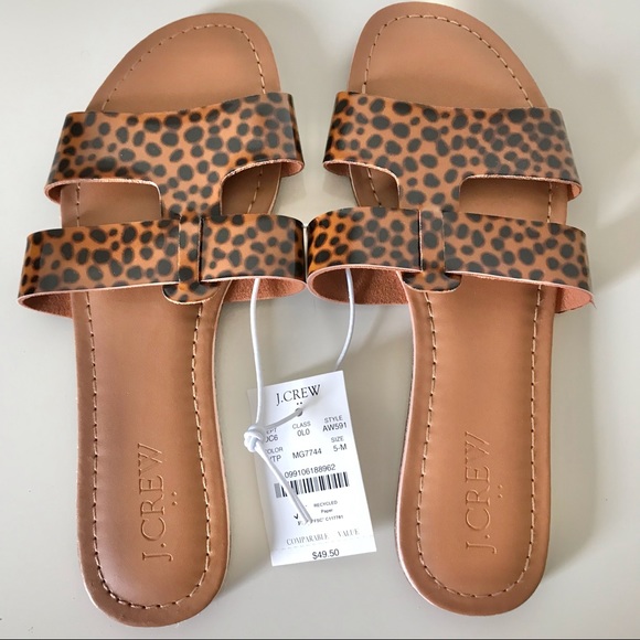 J. Crew Shoes - J.CREW Tortoise beachside slide sandals